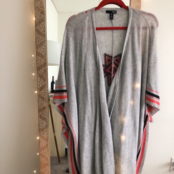 Aqua Cashmere Duster - Picture 2 of 3